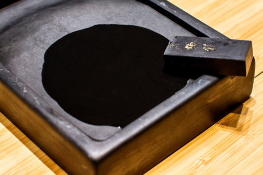 Sumi Ink and Washi Paper — The Materials Behind the Work